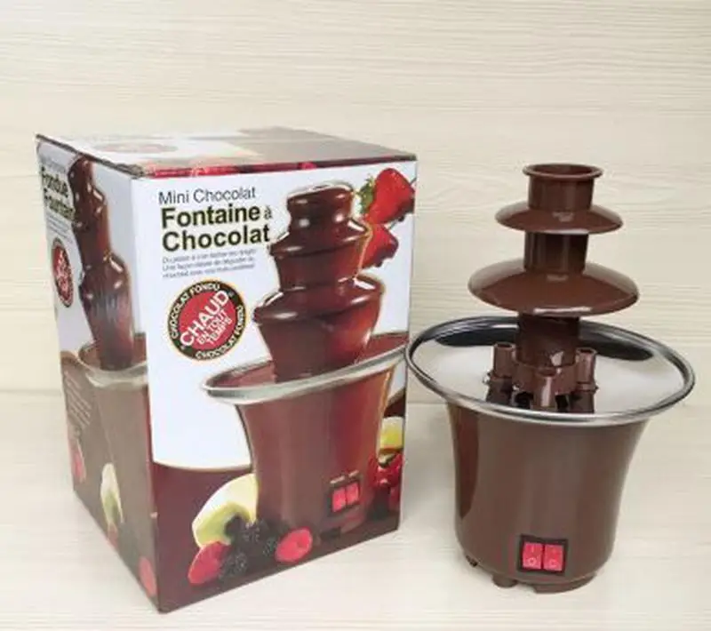 Шоколадний фонтан Chocolate Fondue Fountain Mini Коричневий (2-1-25972) - фото 9