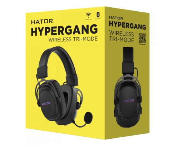 Наушники Hator Hypergang Wireless Tri-mode Black (HTA-850) - фото 5