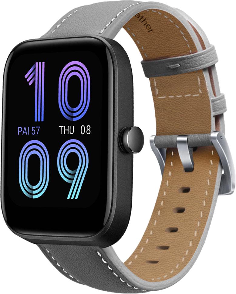 Ремешок кожаный Folsa для Amazfit Bip 3/Pro Grey (31526-33)