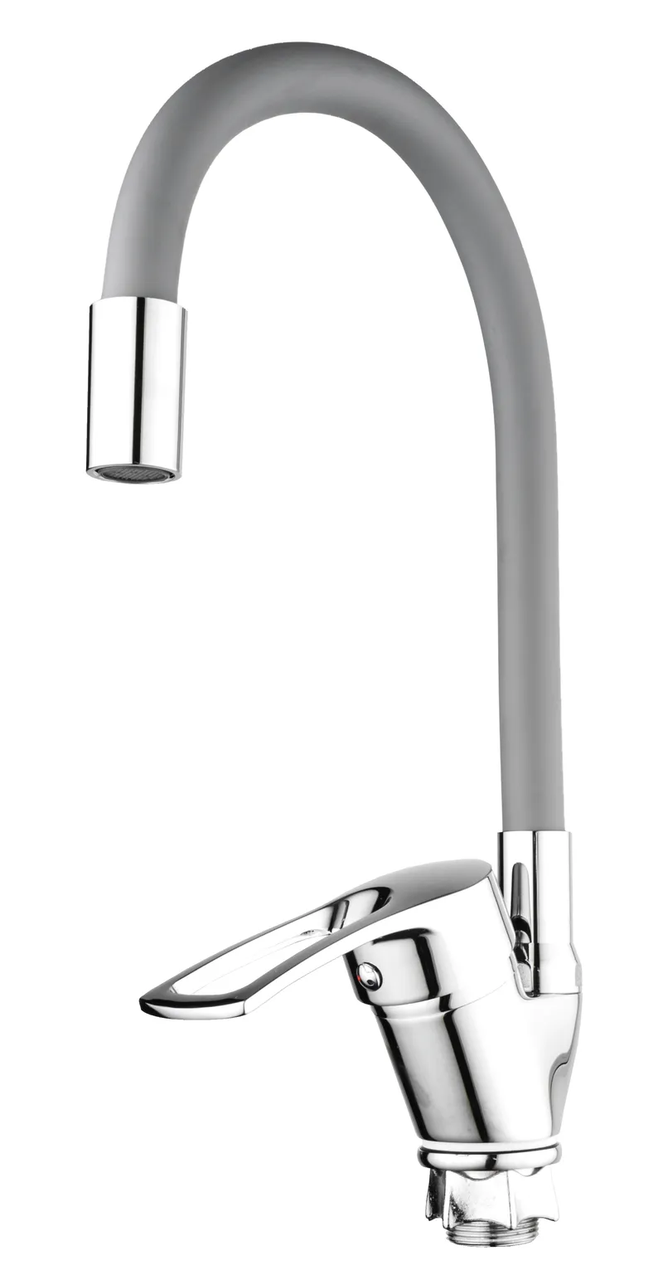 Змішувач для кухні MIXXUS FANY 011 Nut Refl без підведення Grey (MI6288) Змішувач для кухні MIXXUS FANY 011 Nut Refl без підведення Grey (MI6288)