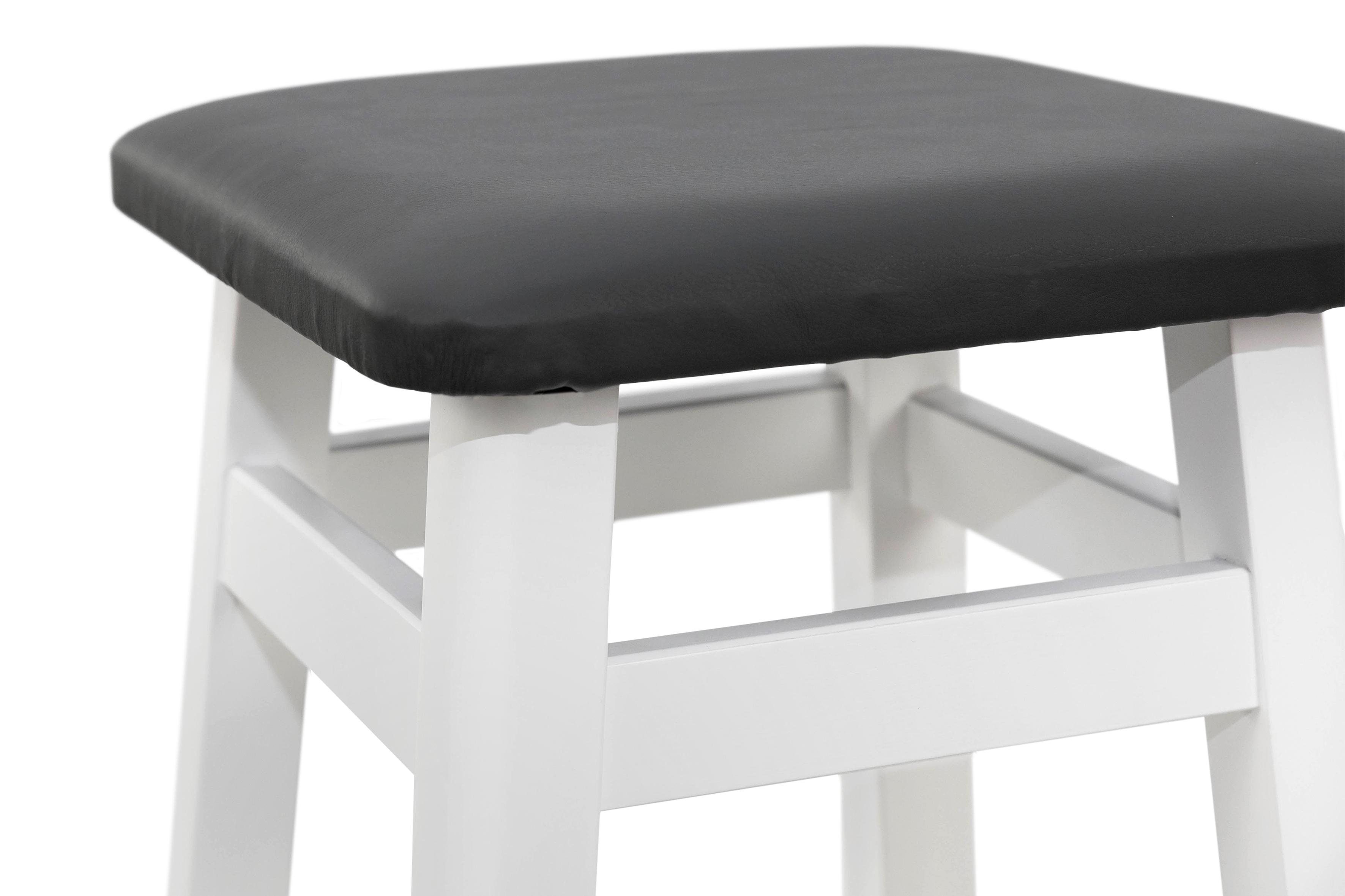 Барный стул мягкий Смарт квадратный 300x800x300 Белый (GAА0054761) - фото 2 Барный стул мягкий Смарт квадратный 300x800x300 Белый (GAА0054761) - фото 2