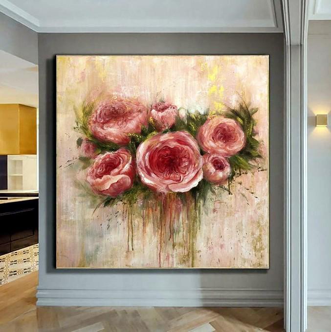 Картина на холсте ArtSale Цветы 70х70 см flwr0008
