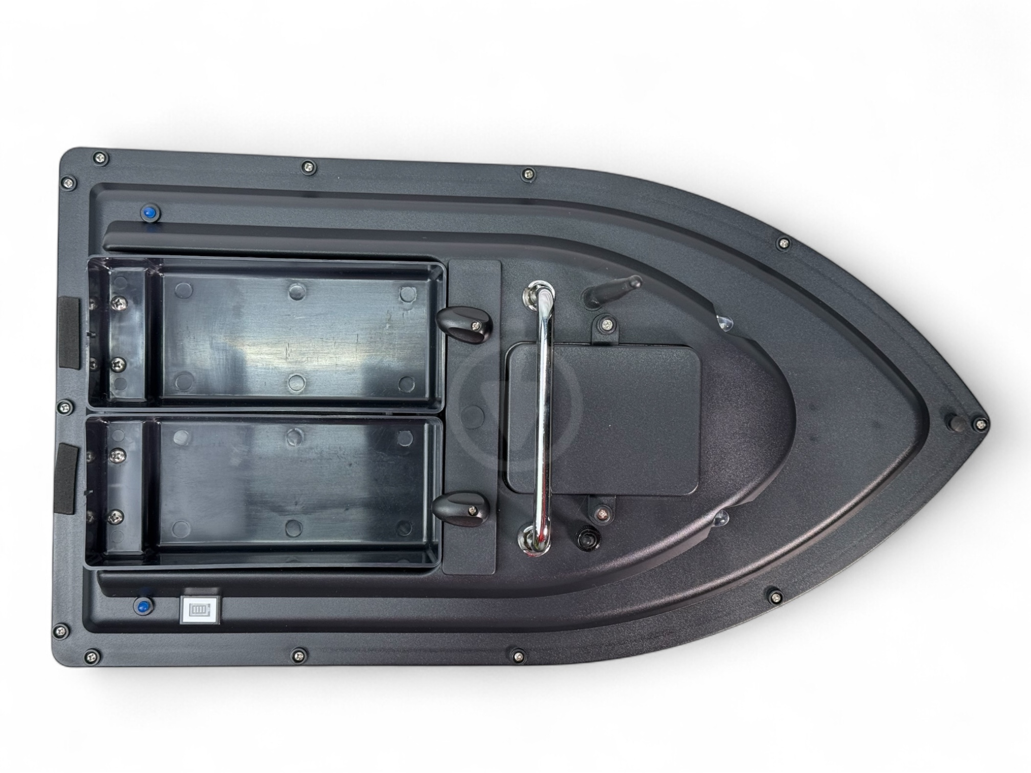 Карповый кораблик Lixada Black T17 2 бункера GPS автопилот - фото 8