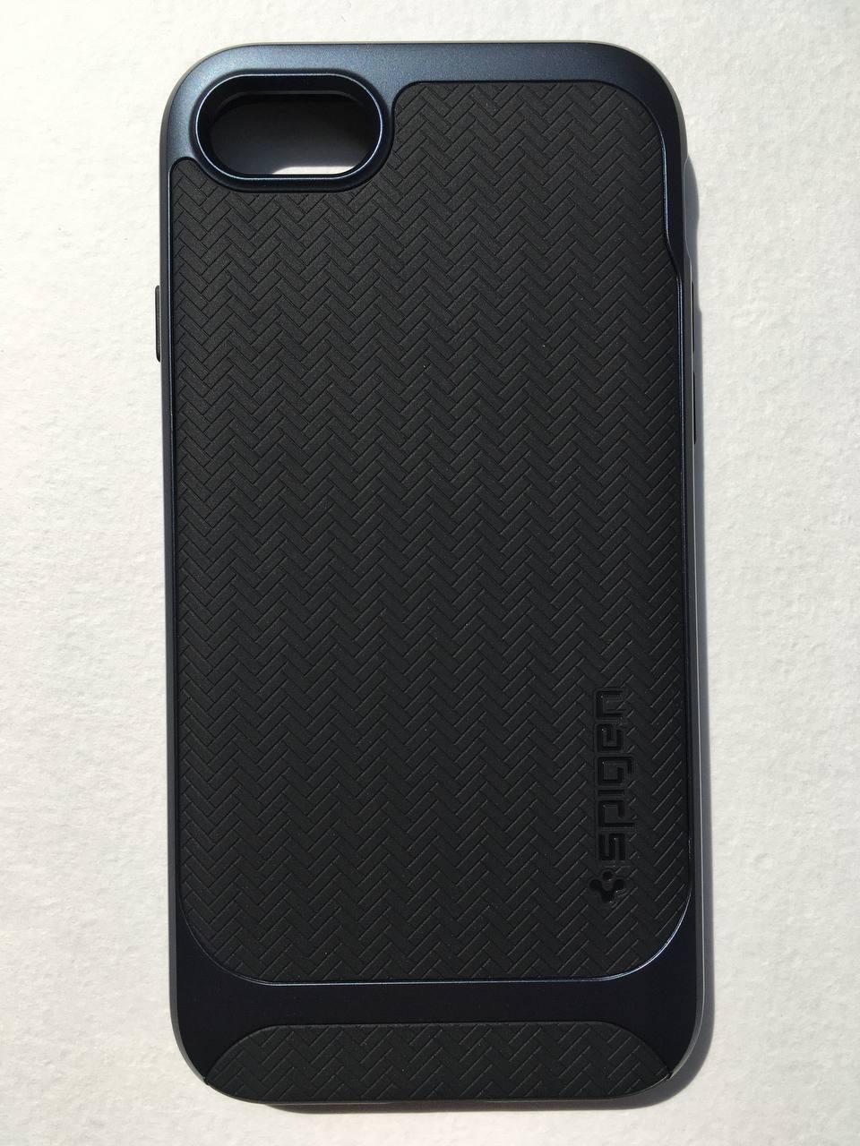 Чехол противоударный Spigen Neo Hybrid Herringbone ACS00952 для Iphone 7/8/SE 2020/2022 Metal Slate - фото 4