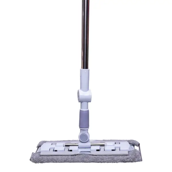 Швабра для пола плоская с телескопической ручкой 130 см и с 2 салфетками из микрофибры Желтый (147-107-HP-35015-35Y ) - фото 4