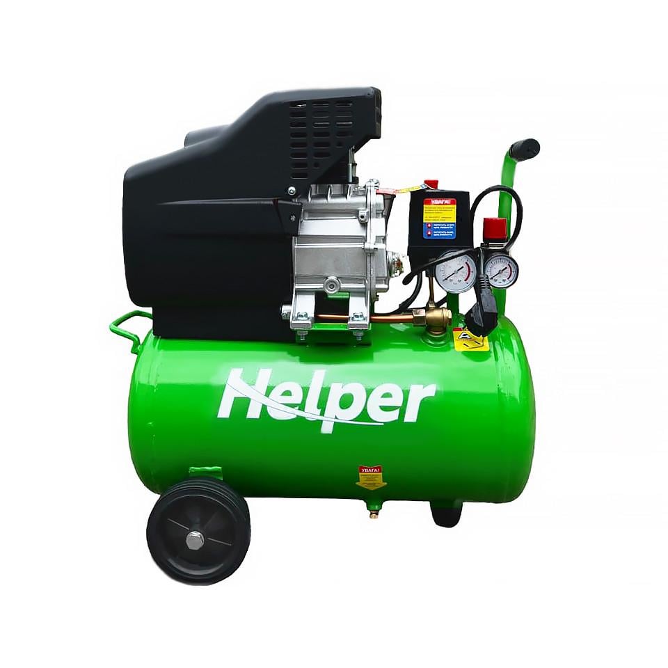 Компресор масляний Helper HPAC24L 215 л/хв 24 л 1,8 кВт Компресор масляний Helper HPAC24L 215 л/хв 24 л 1,8 кВт