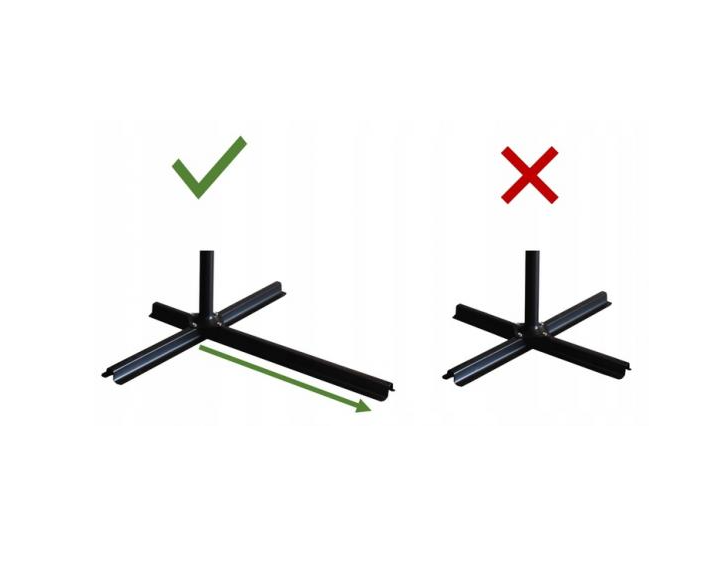 Парасоля садова GardenLine GAO1497 з LED підсвіткою та чохлом 300 см Сірий - фото 6