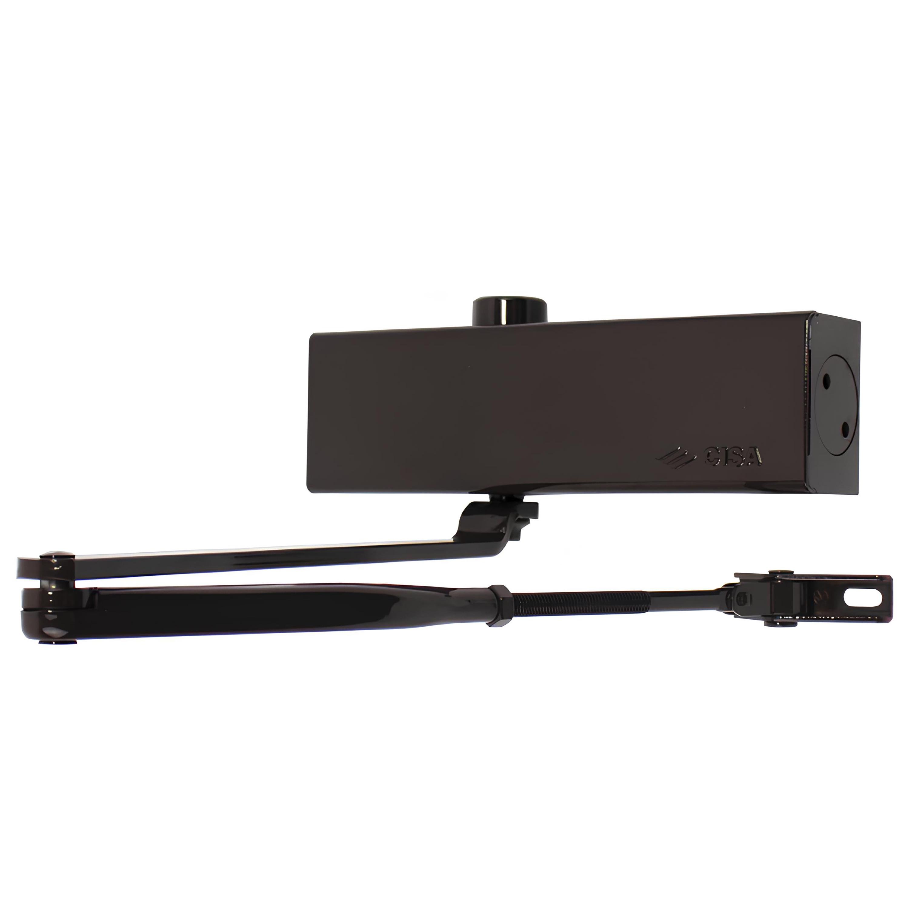 Доводчик Cisa C1510.03.0.88 Professional Plus2 STD FIRE до 80 кг Коричневый