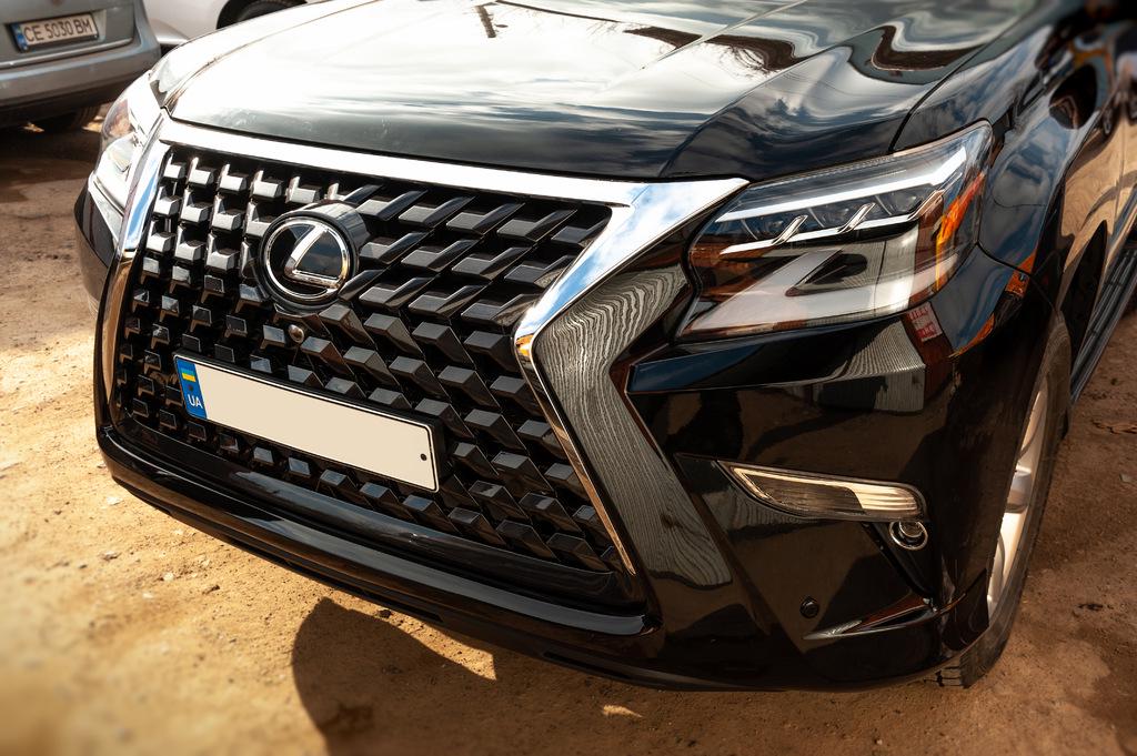 Комплект рестайлинга с 2013-2019 на 2021 год 1234 Upgrade для Lexus GX460 abs-пластик Серый