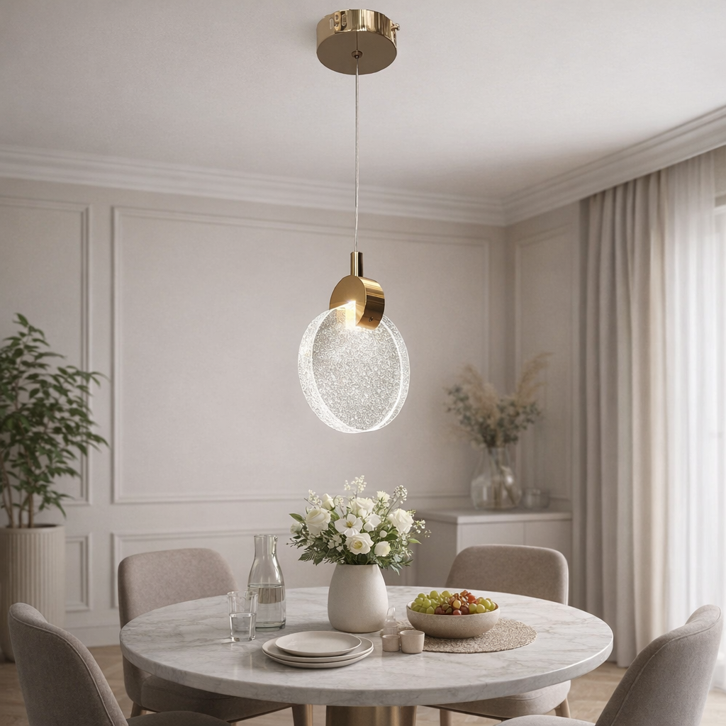Подвесной светильник Golden Moon LED нейтральный цвет 3W (20357/1A GD)