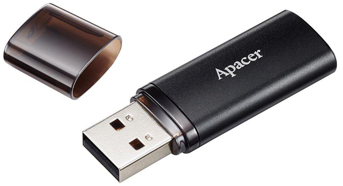 Флеш-память Apacer USB3.1 AH25B 64 Gb Black (571125) - фото 3