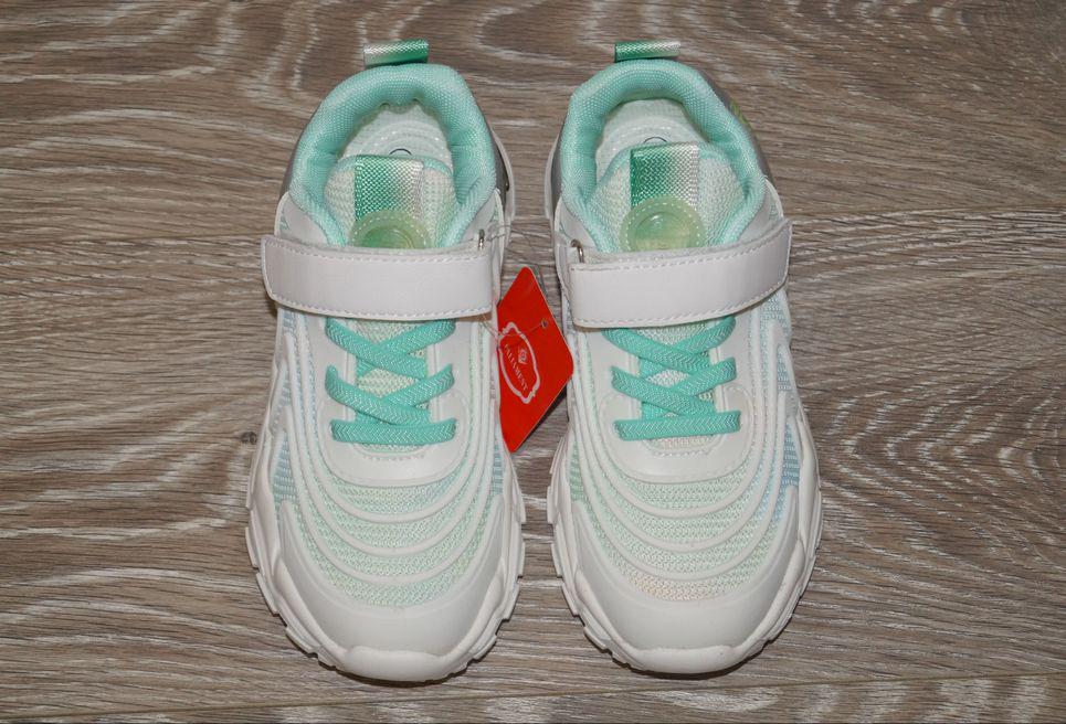 Кросівки дитячі Paliament р. 27 16,5 см Білий/Зелений (31134-27) - фото 3 Кросівки дитячі Paliament р. 27 16,5 см Білий/Зелений (31134-27) - фото 3