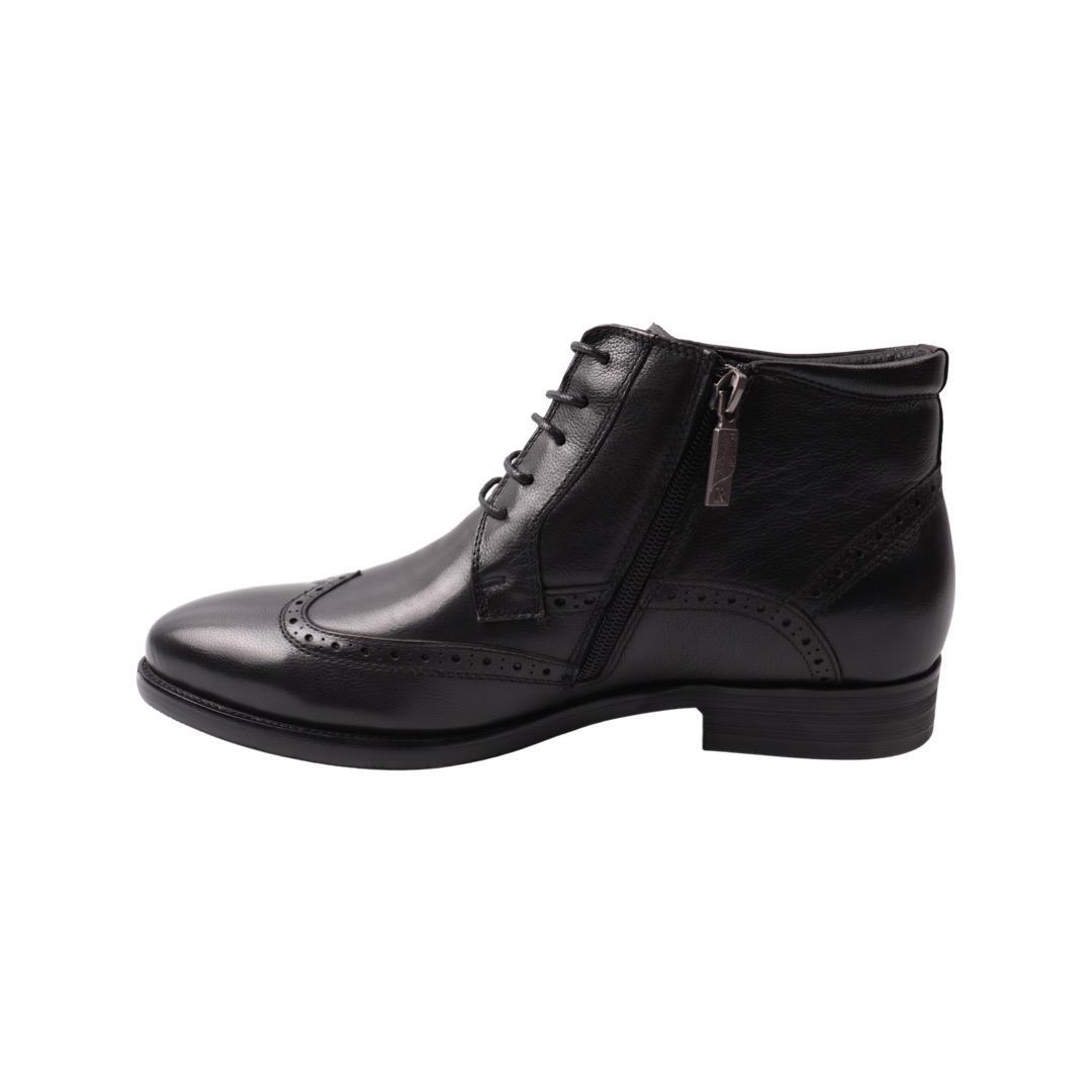 Ботинки мужские Roberto Paulo из кожи р. 44 Черный (617-22ZH) - фото 3
