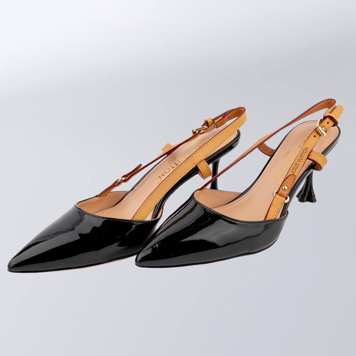 Слінгбекі Blossom жіночі повсякденні Louis Vuitton р. 39 Чорний (2797308474) - фото 2