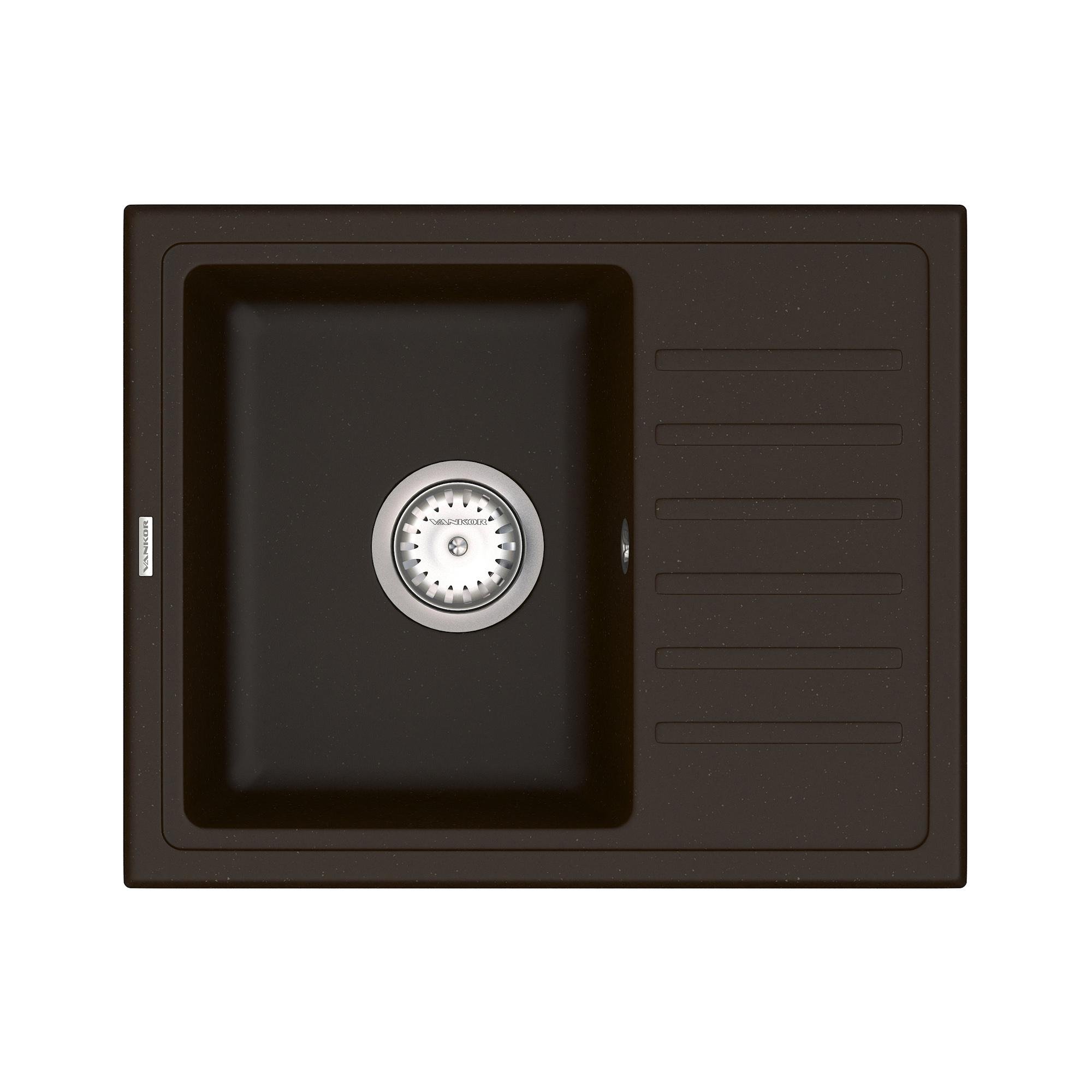 Мойка для кухни Vankor Lira LMP 02.55 + сифон Vankor Chocolate (74924)