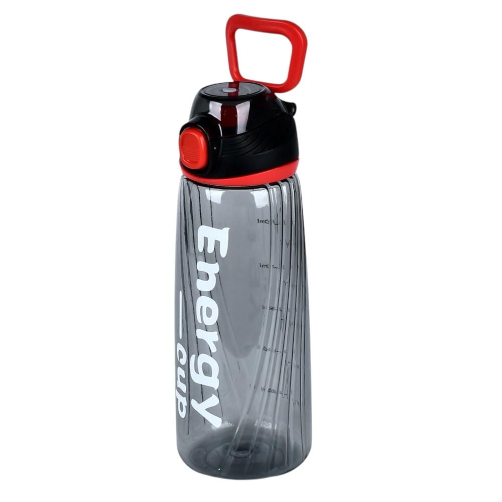 Бутылка спортивная с мерной шкалой Energy Cup R100081 1 л Черный (31330802)
