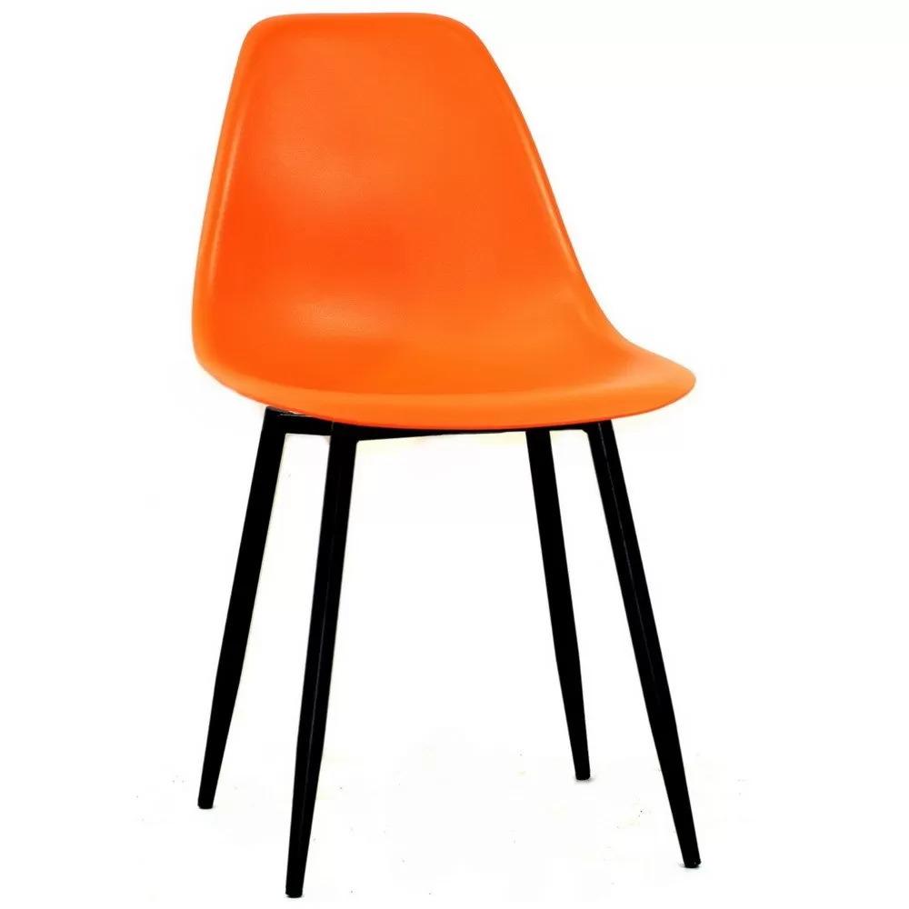 Стул EAMES BASIC 70 Оранжевый/Черный (114037) - фото 1