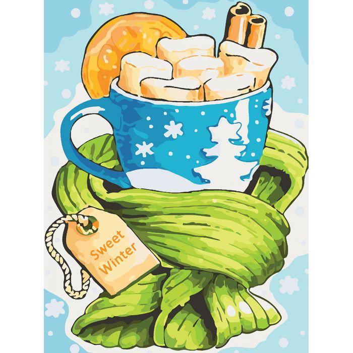 Картина по номерам Ідейка Натюрморт Сладкая зима 30х40 см (KHO5504)