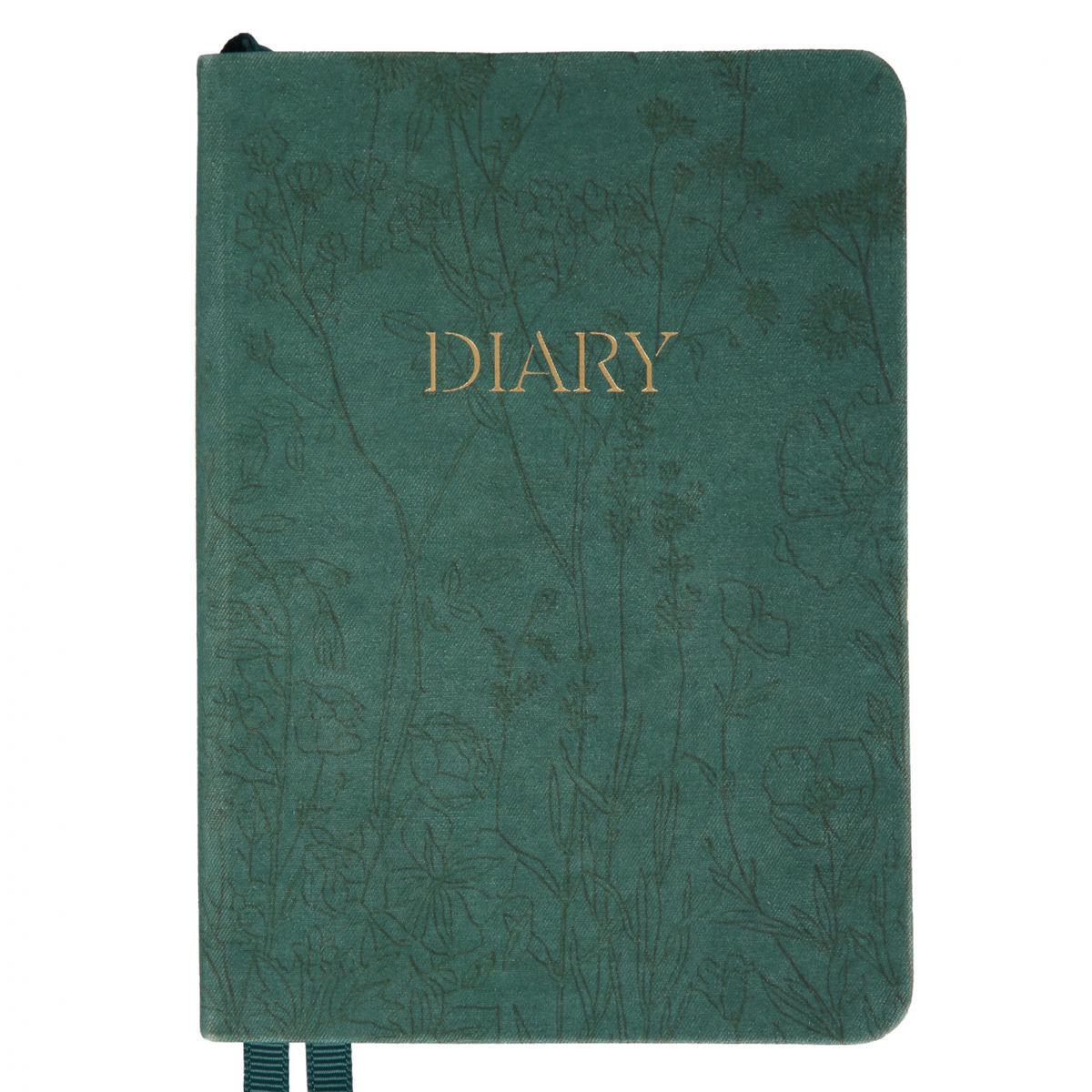 Дневник датированный 2026 Leo Planner Fiorella A6 352 стр. Изумрудный (252707)