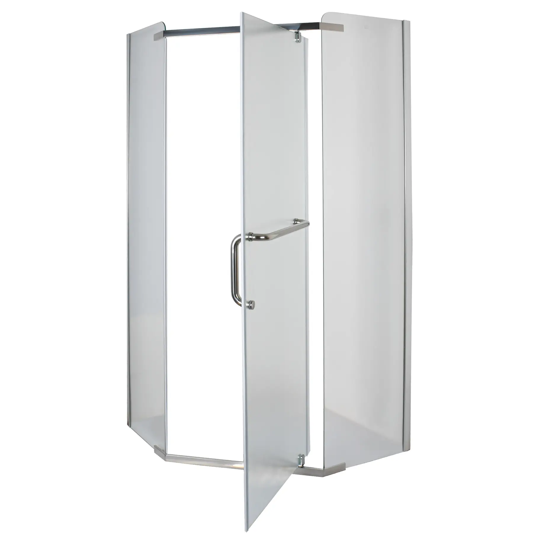 Душова кабіна MIXXUS LINES SCT01-90x90x198-TR п'ятикутна/з підонном/скло 6 мм 90x90 см Хром (OL-MI6913) - фото 4