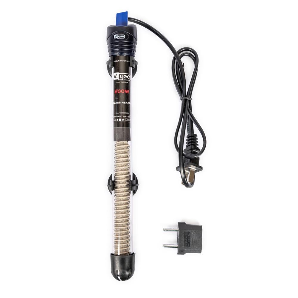 Обогреватель для аквариума Yee YGH-200 стеклянный 28,5 см 200 Вт (YEE-3003)