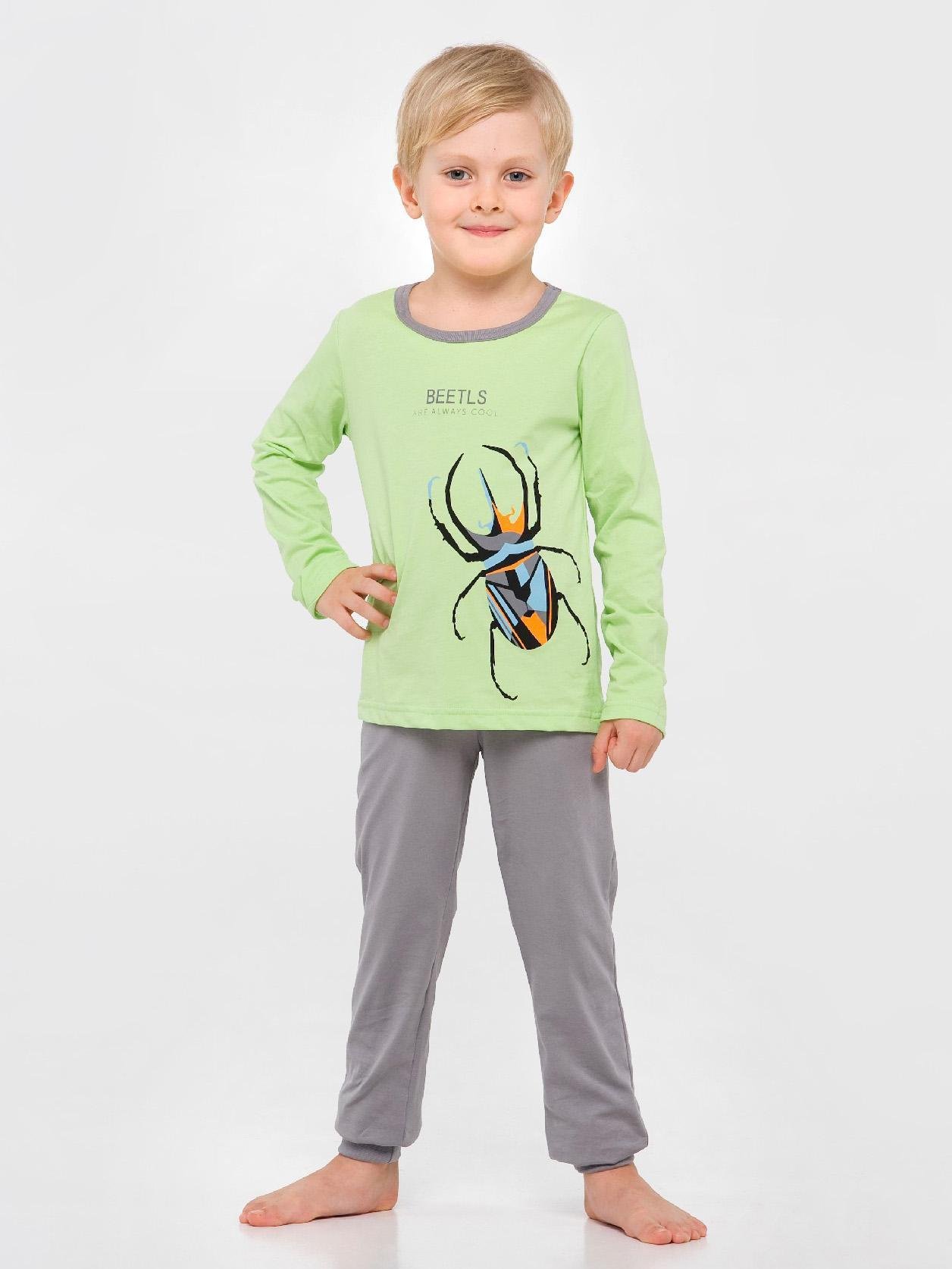 Пижама Smil 92 см Светло-зеленый/серый(104825)