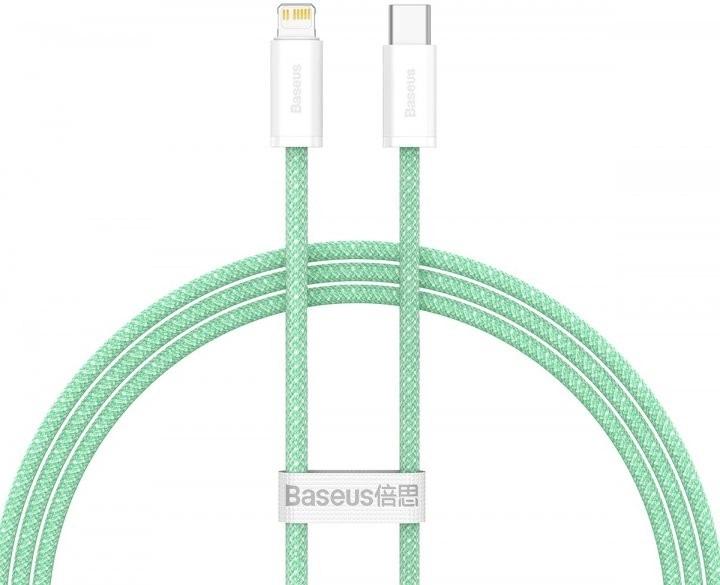Кабель для айфону BASEUS Dynamic Series Fast Charging Data Cable Type-C to Lightning 20W 2 м Green (45638) - фото 2