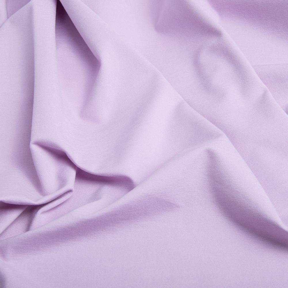 Ткань трикотаж Прага 525 гр/м2 Светлая сирень (23420)