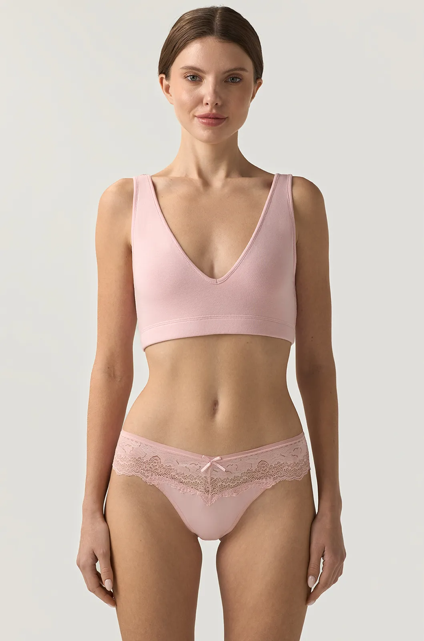 Трусы женские Ellen CONSTANTA 306/03/01 кружевные L 2 шт. Розовый (306/03/12LPink)