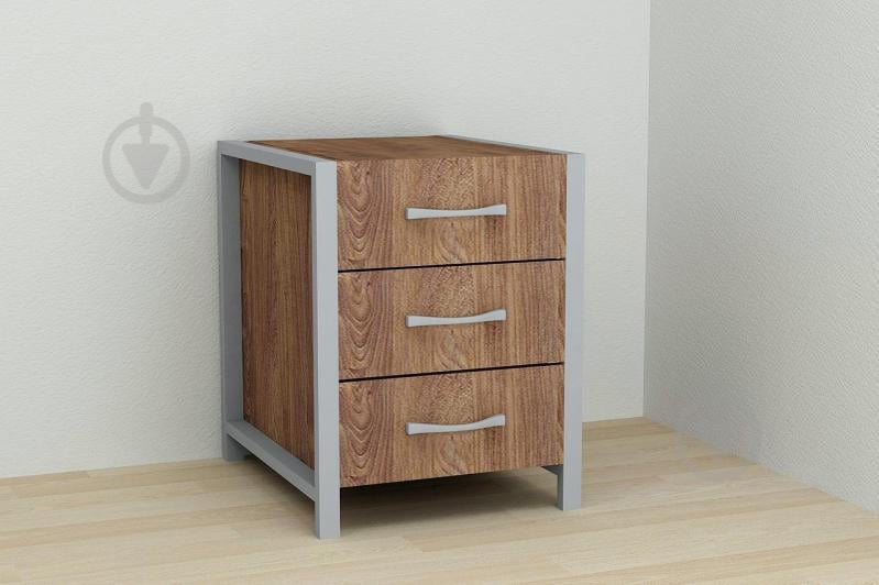 Тумба Ferrum-decor Вивьен 3 50x41x40 см Дуб (XK00159)