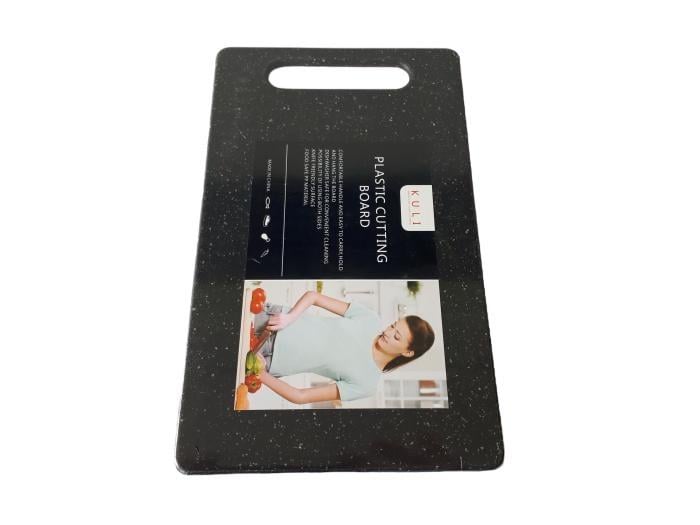 Доска разделочная пластиковая 25x15 см Черный (18894)