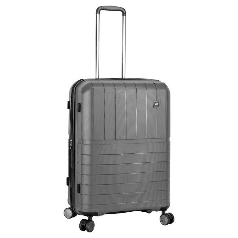 Чемодан дорожный средний Snowball 39403 62/12 л полипропилен Серый
