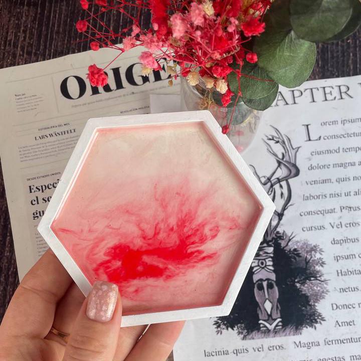 Підставка гіпсова декоративна 5candles з епоксидної смоли Червоний (1509_7 5candles132) - фото 3 Підставка гіпсова декоративна 5candles з епоксидної смоли Червоний (1509_7 5candles132) - фото 3