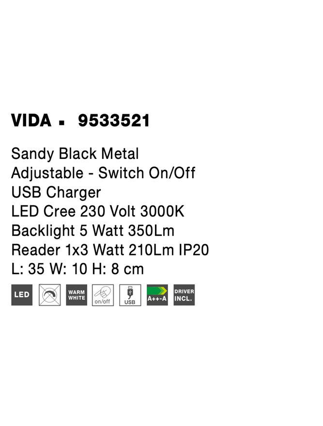 Бра Nova Luce Vida (9533521) - фото 8