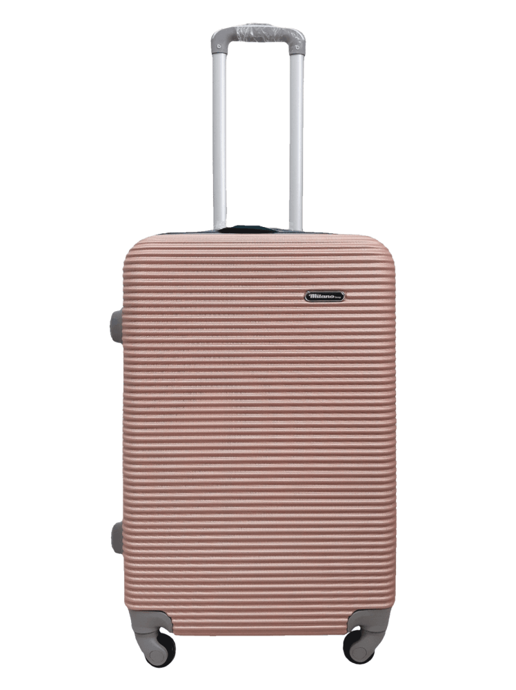 Валіза Milano bag 004 ABS-пластик середня 66х44х28,5 см 75 л Рожевий/Золотий Валіза Milano bag 004 ABS-пластик середня 66х44х28,5 см 75 л Рожевий/Золотий