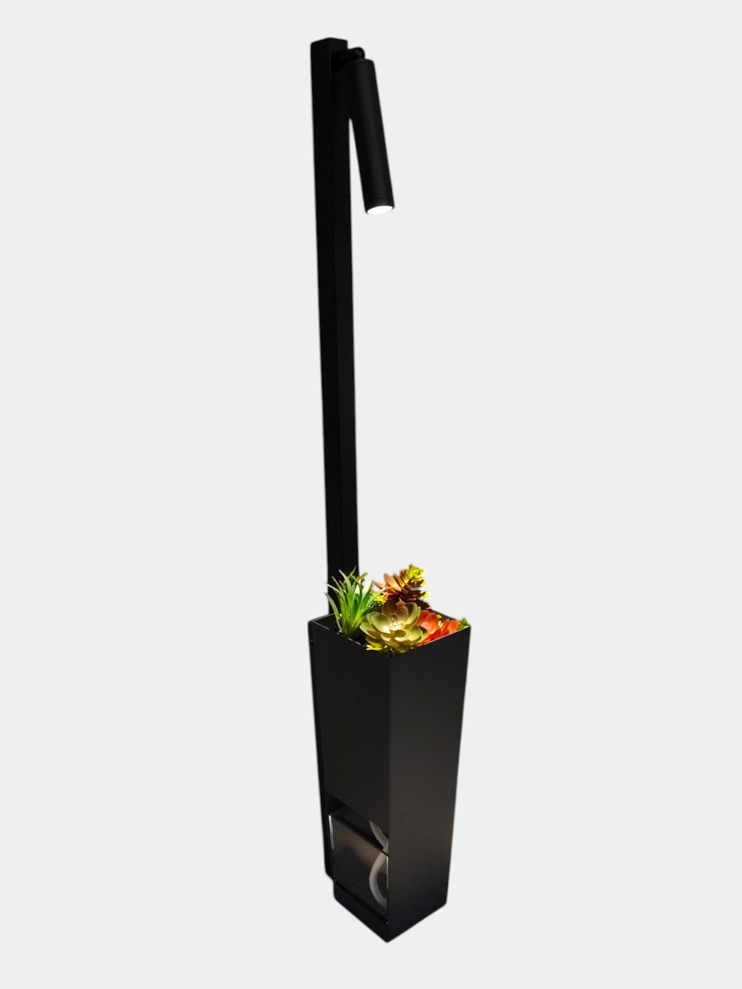 Бра с растениями BL-985W/5W BK/GY LED (29-434)