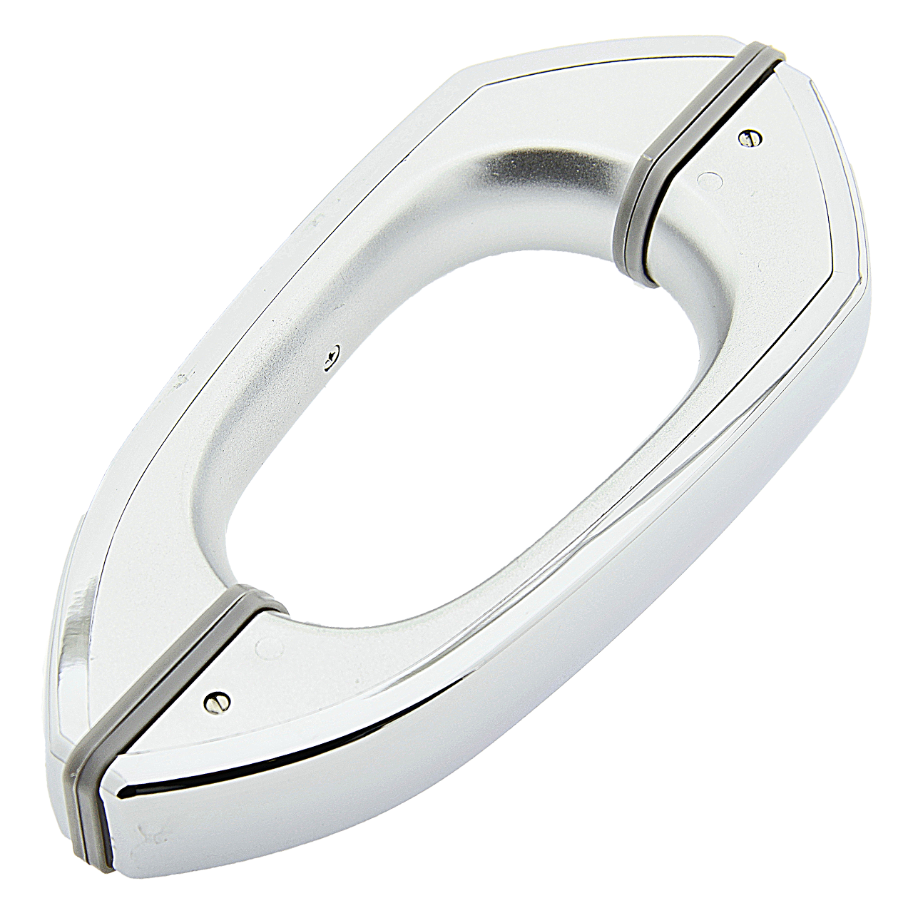 Ручка для дверей душевой кабины Н 22 на два отверстия хромированная пластиковая 175 мм (13124713)