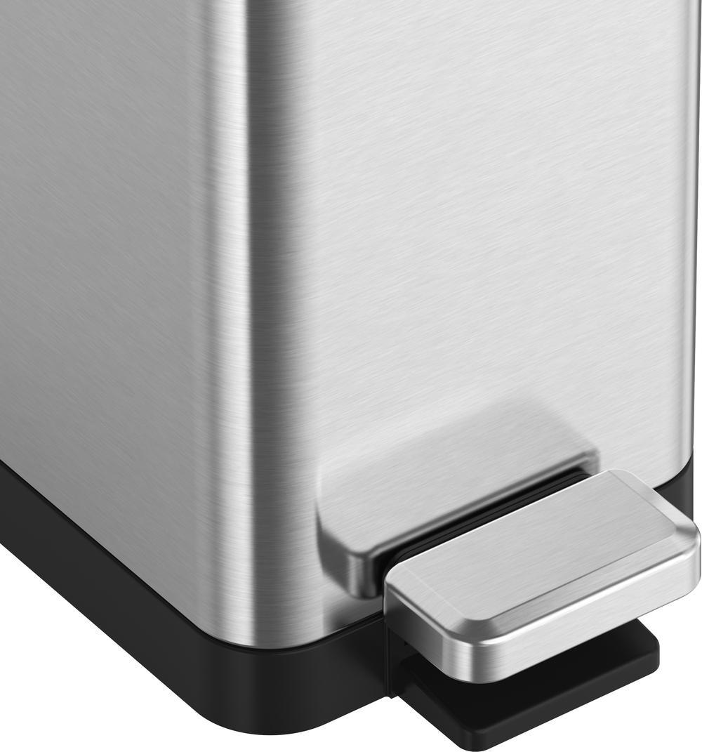 Ведро для мусора KOER TC-010210-02 с плавным закрытием прямоугольное 10 л Нержавеющая сталь (KR5597) - фото 5 Ведро для мусора KOER TC-010210-02 с плавным закрытием прямоугольное 10 л Нержавеющая сталь (KR5597) - фото 5