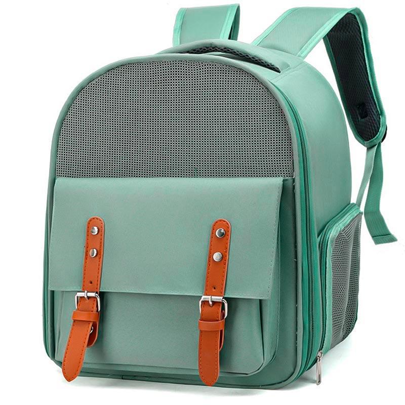 Рюкзак-переноска Taotaopets 259910 для тварин котів і собак Green (1927245397)