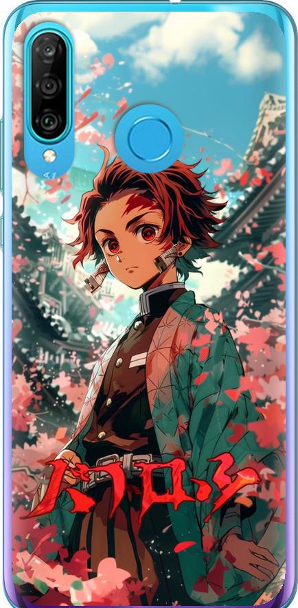 Чехол на Huawei P30 Lite Tanjiro Kamado (6132u-1651-42517) Чехол на Huawei P30 Lite Tanjiro Kamado (6132u-1651-42517)