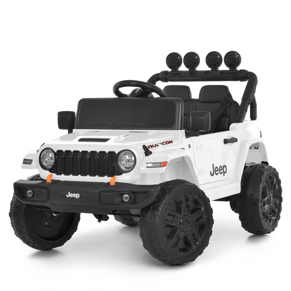 Детский электромобиль Jeep Bambi M 6312EBLR-1 24V Белый (1879993046)