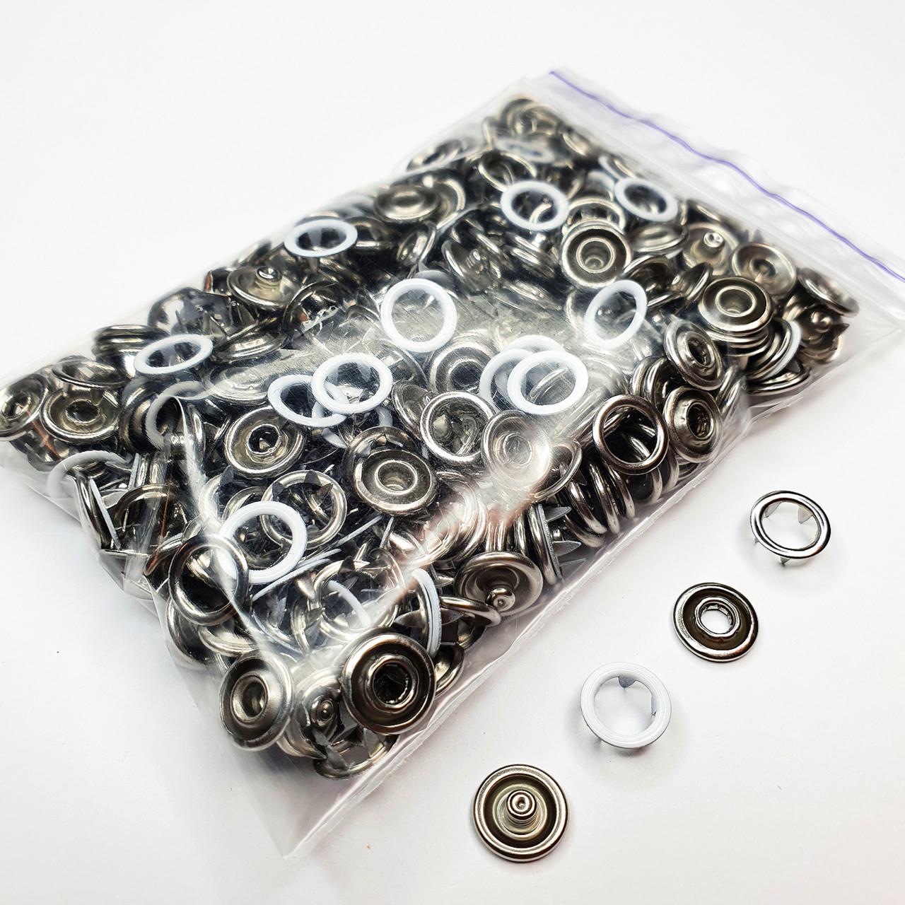 Кнопка трикотажна Strong Baby 9,5 мм 100 шт. Білий