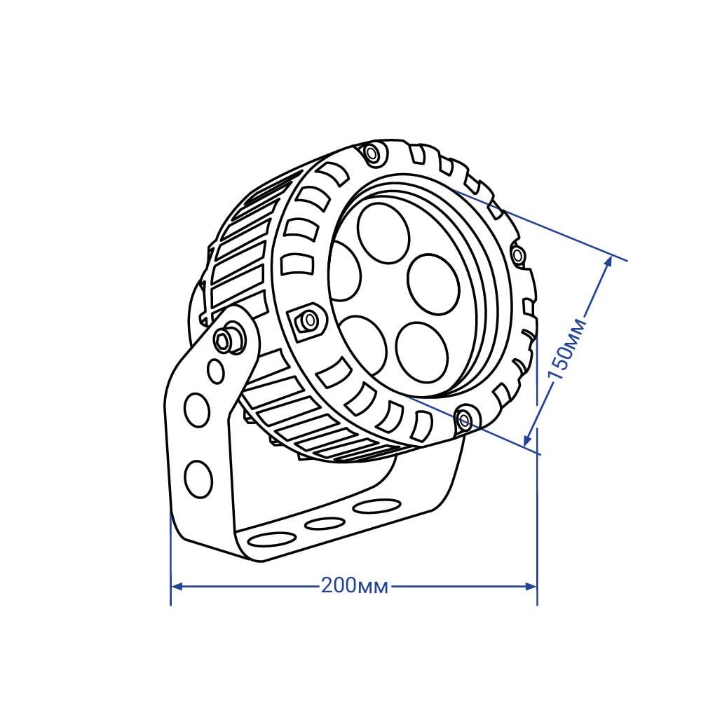 Прожектор архітектурний Feron LL-883 12 W - фото 3 Прожектор архітектурний Feron LL-883 12 W - фото 3