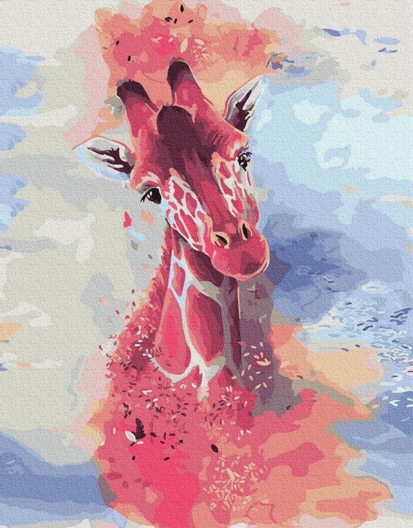Картина за номерами Brushme GX32050 Жираф акварель 40x50 см (1417532542)