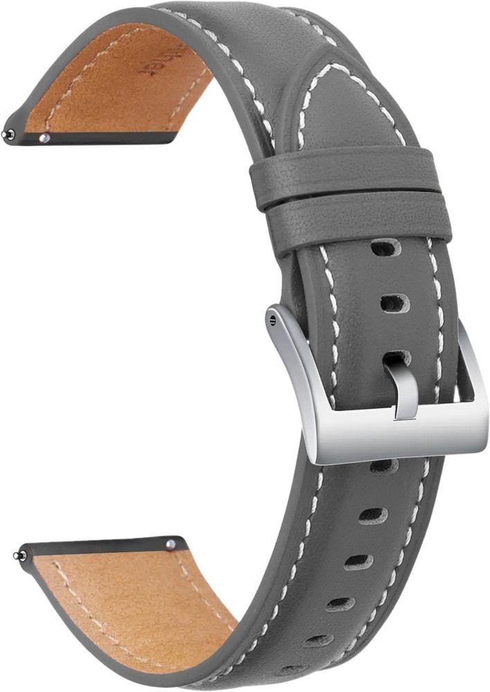 Ремешок кожаный Folsa для Haylou Smart Watch 2 LS02 Grey (31533-33) - фото 2 Ремешок кожаный Folsa для Haylou Smart Watch 2 LS02 Grey (31533-33) - фото 2