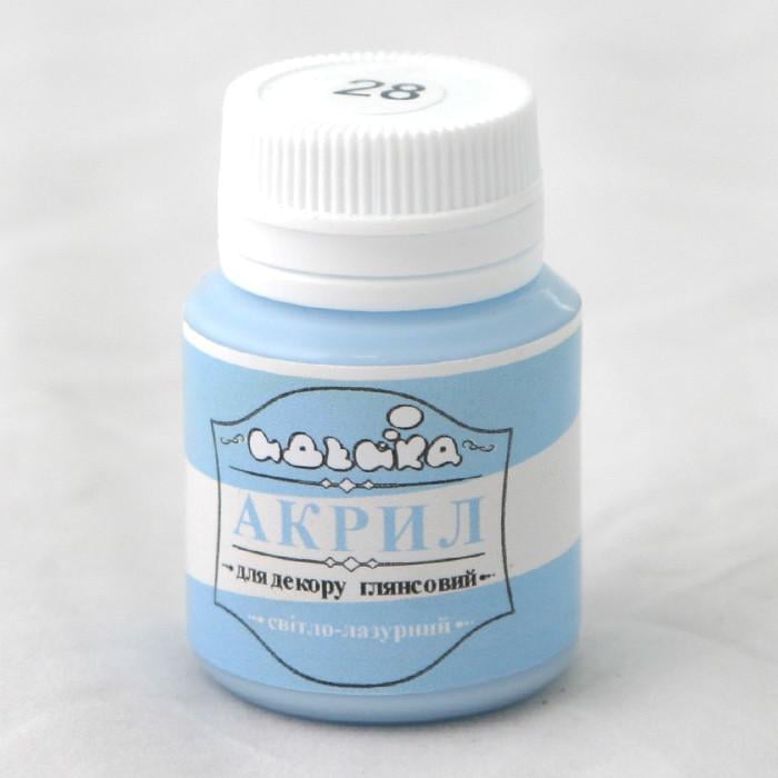 Акриловая краска Идейка 20 мл Светло-лазурный (skl-98228)