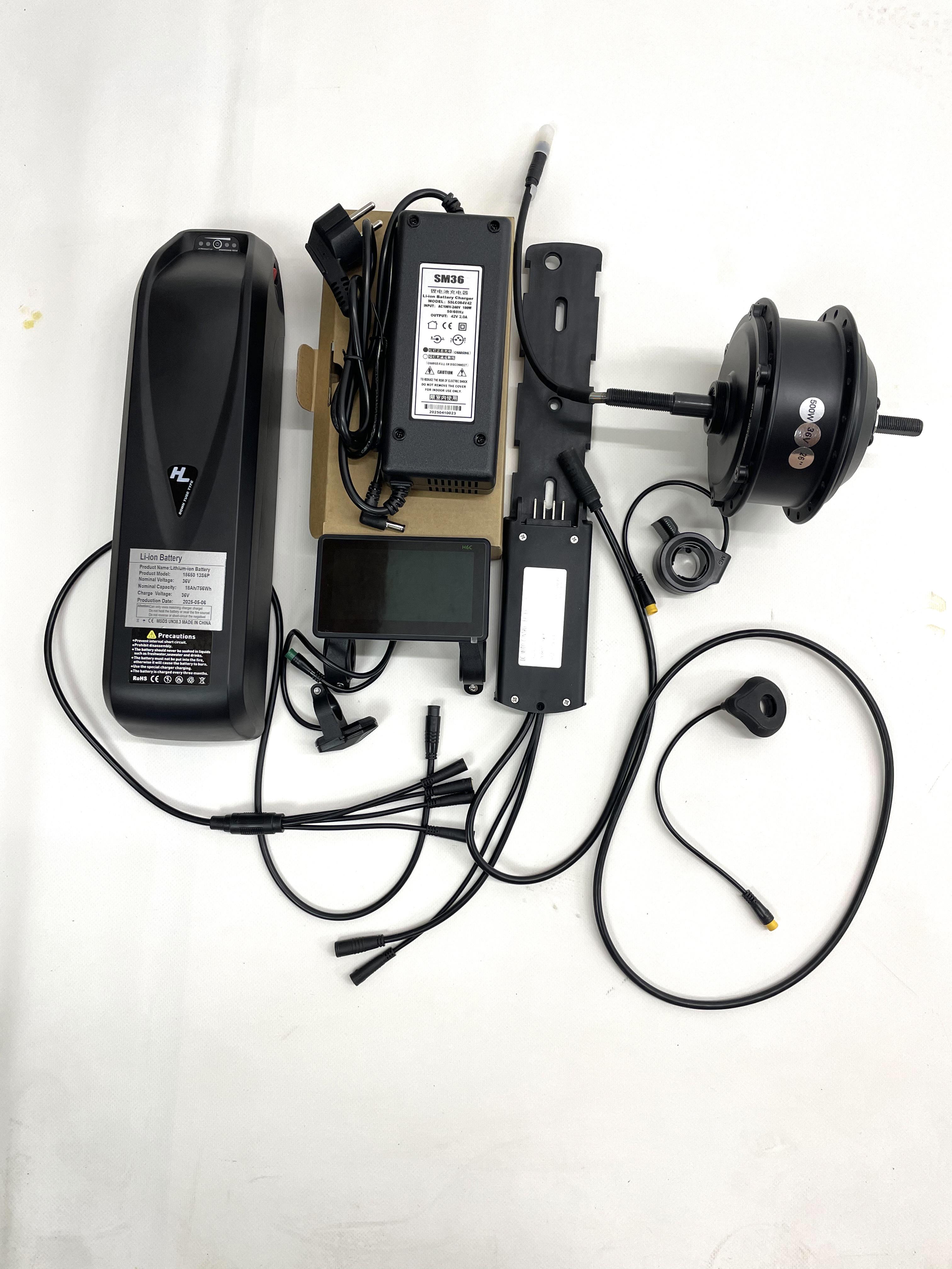 Набор для электровелосипеда MXUS PASS-система LED-дисплей привод задний 500W 36V 18 Ah (29073213) Набор для электровелосипеда MXUS PASS-система LED-дисплей привод задний 500W 36V 18 Ah (29073213)