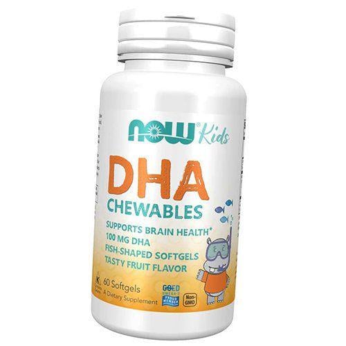 Витамины ДГК DHA Kids Chewable для детей 60 гел. капс. (67128001)