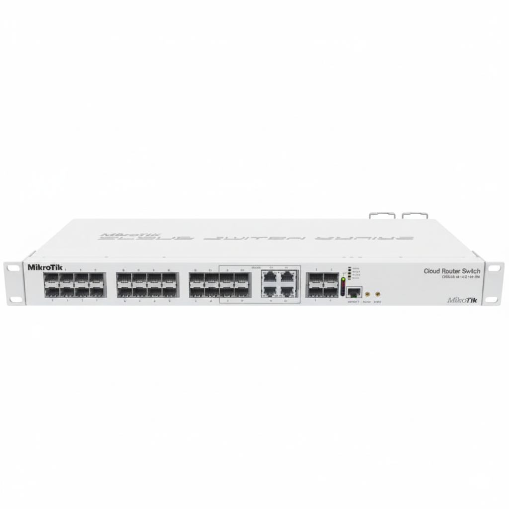 Комутатор 24 порти керований MikroTik CRS328-4C-20S-4S+RM SFP Layer 3 (2863456354)