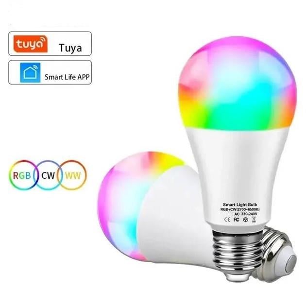 Лампочка Tuya Smart Life E27 RGB Bluetooth (2612939390) - фото 4